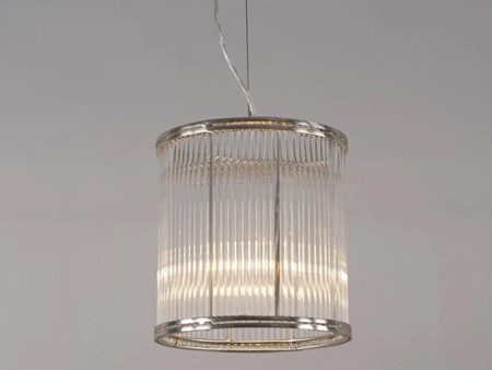 Denzel Pendant Light Medium in Nickel Fashion